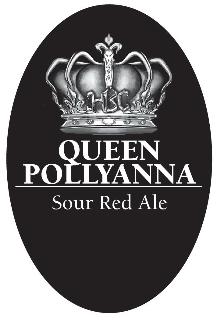 Queen Pollyanna Tap Handle Sticker